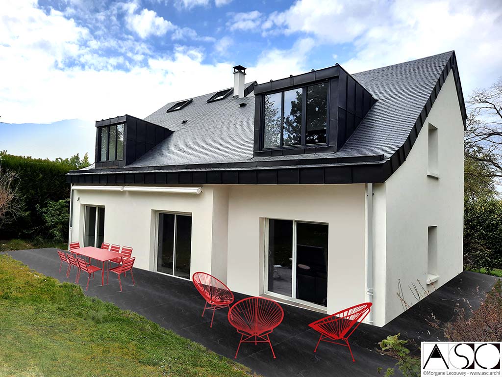 Après travaux — Isolation Lucarnes Toit Maison