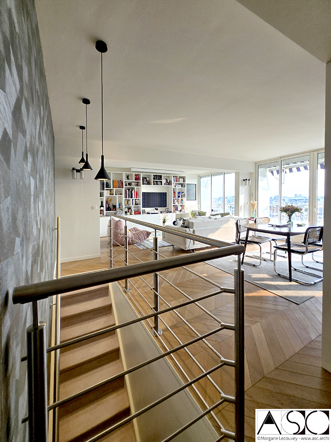 Après travaux — Duplex Paris 90m²