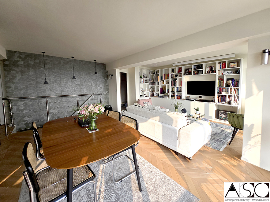 Après travaux — Duplex Paris 90m²