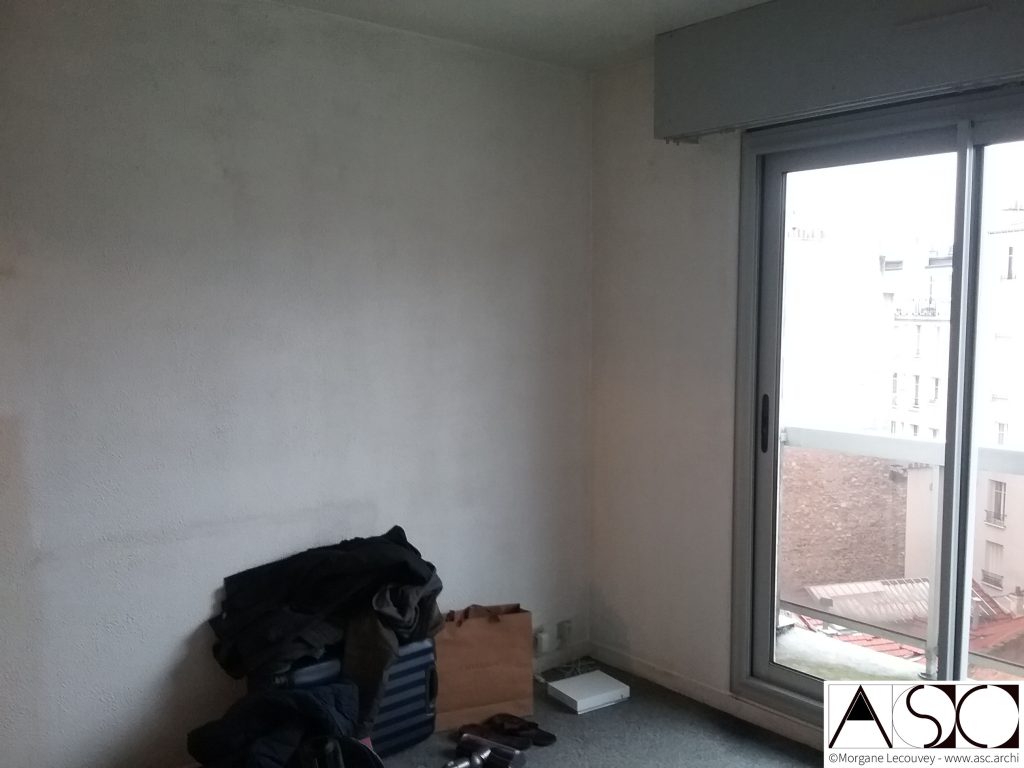 Avant travaux — Studio 19m² Paris