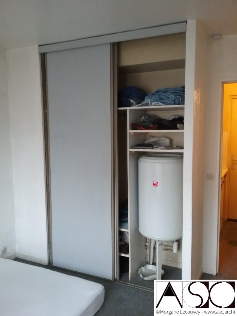 Avant travaux — Studio 19m² Paris