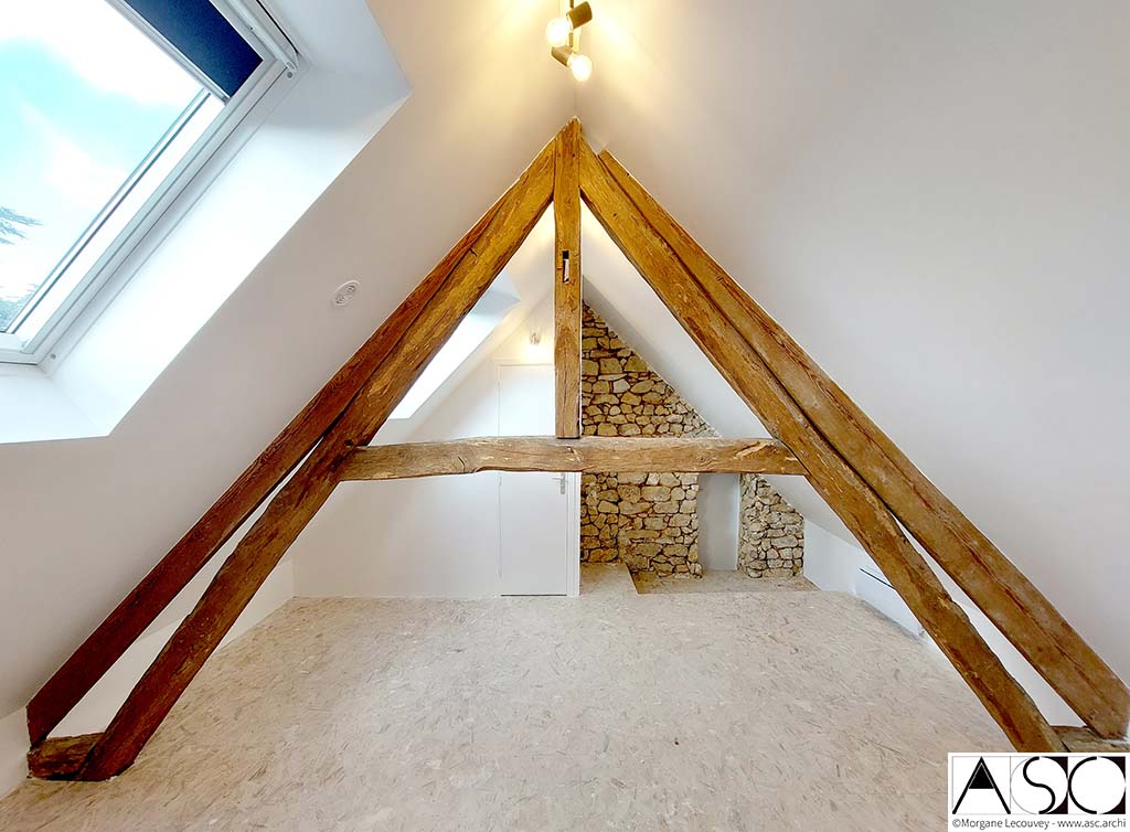 Après travaux — Isolation Rénovation Combles Longère