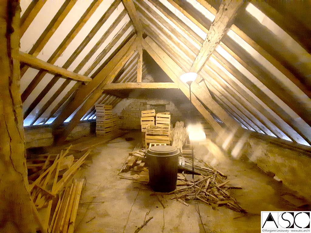 Avant travaux — Isolation Rénovation Combles Longère
