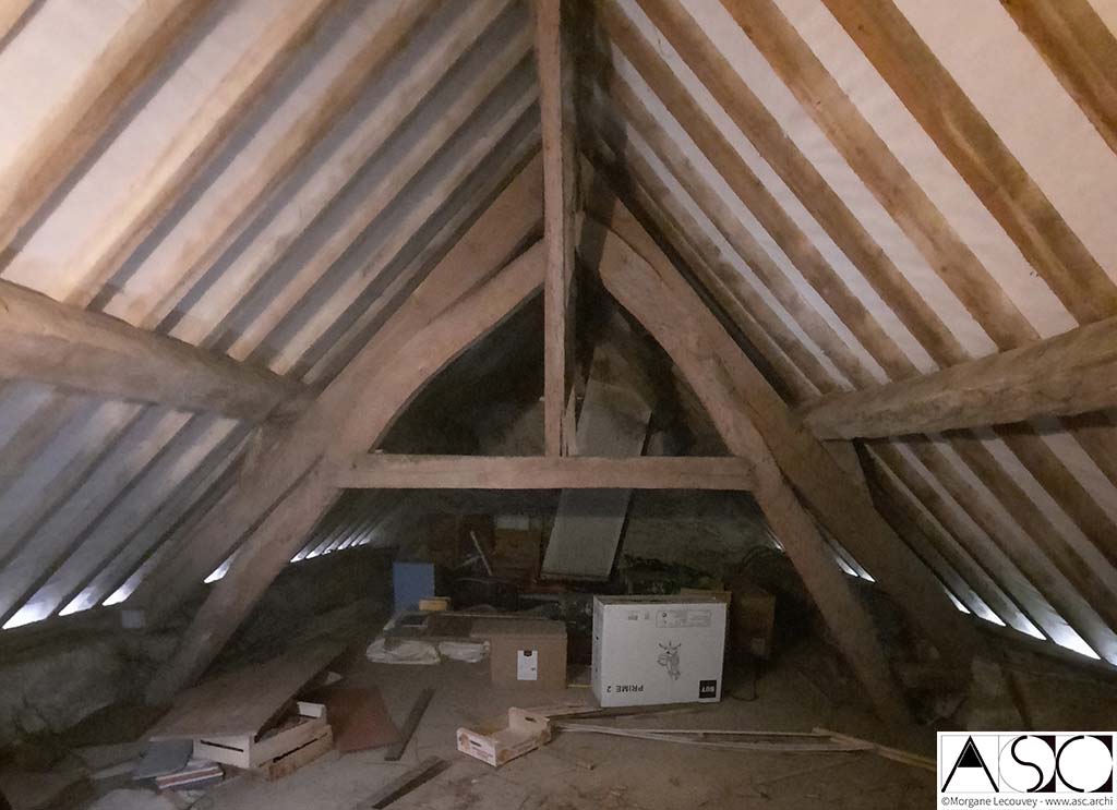 Avant travaux — Isolation Rénovation Combles Longère