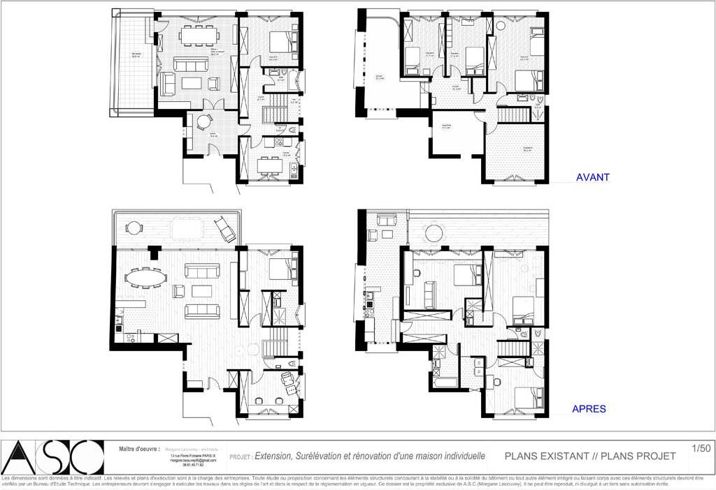 Avant travaux — Extension Surélévation Maison