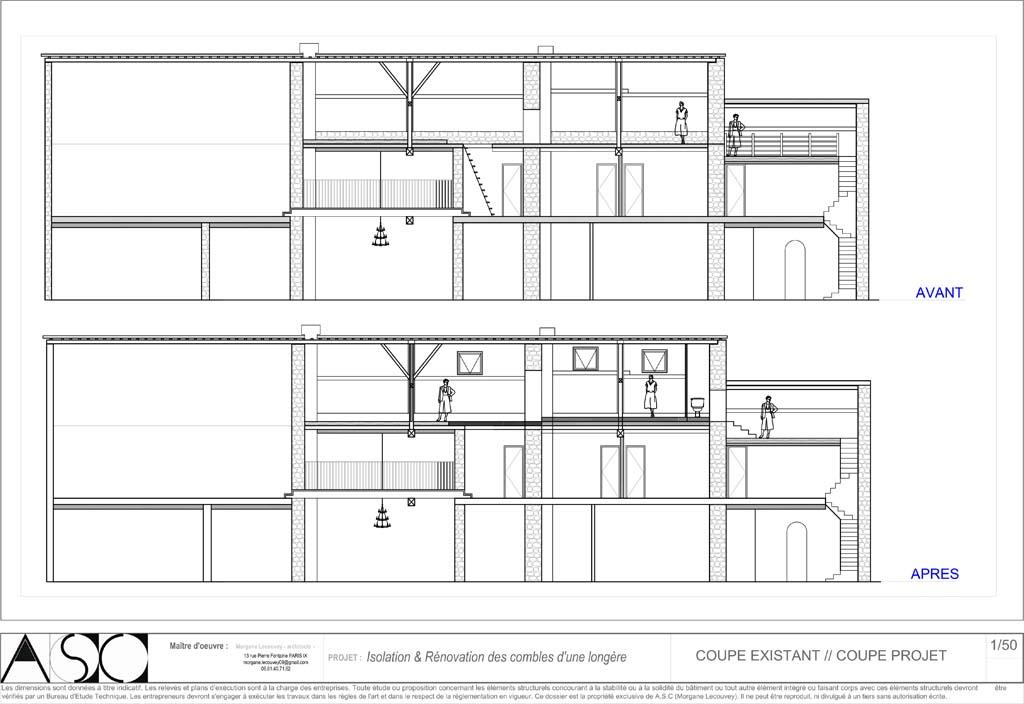Avant travaux — Isolation Rénovation Combles Longère