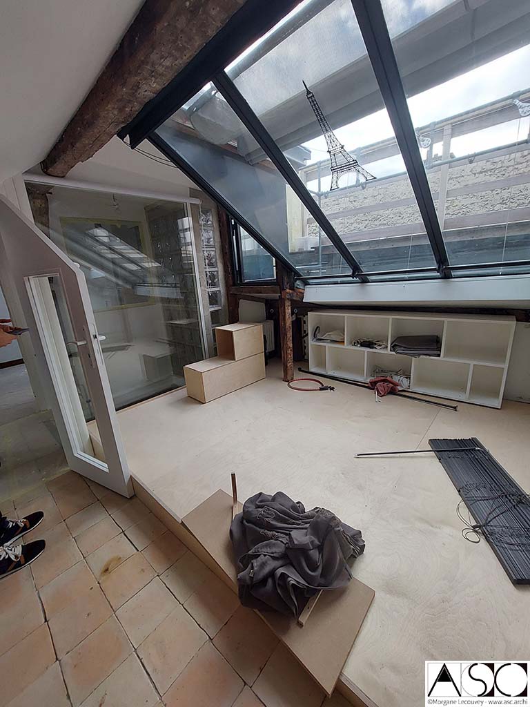 Avant travaux — Terrasse Tropézienne Paris
