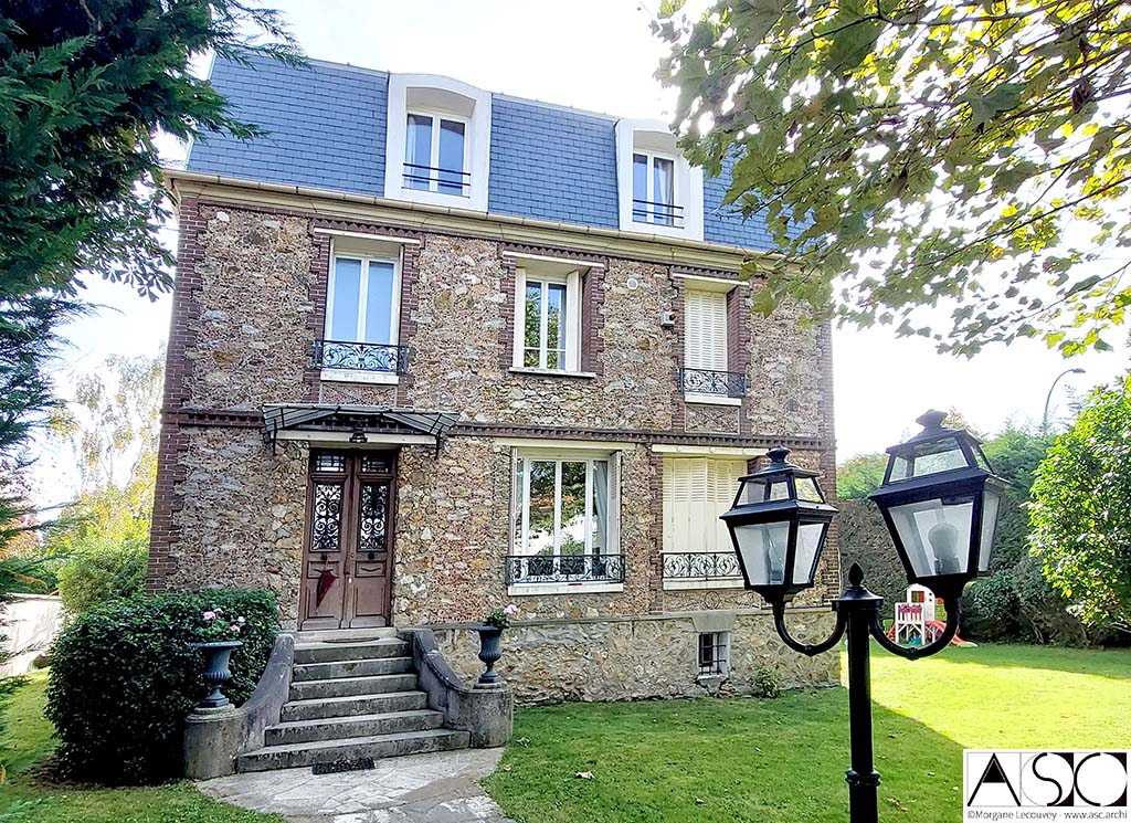 Après travaux — Surélévation Mansart Maison